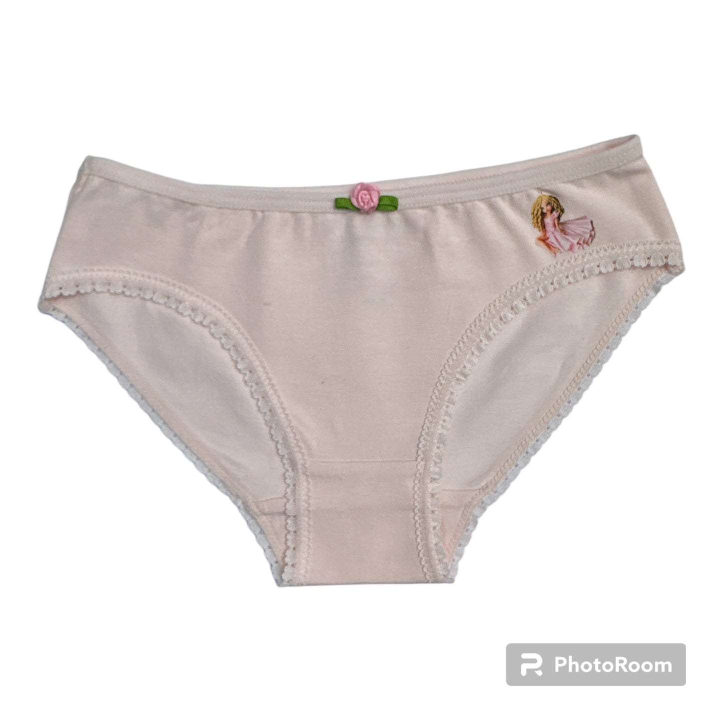 DaVi | Victoria Little Girls Bikini Underwear Tagless Soft Cotton Blend Barbie Doll 5-Pack