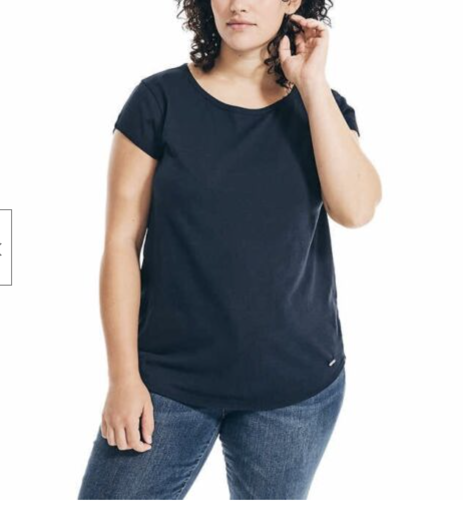 Nautica Ladies' Slub Tee Short Sleeve