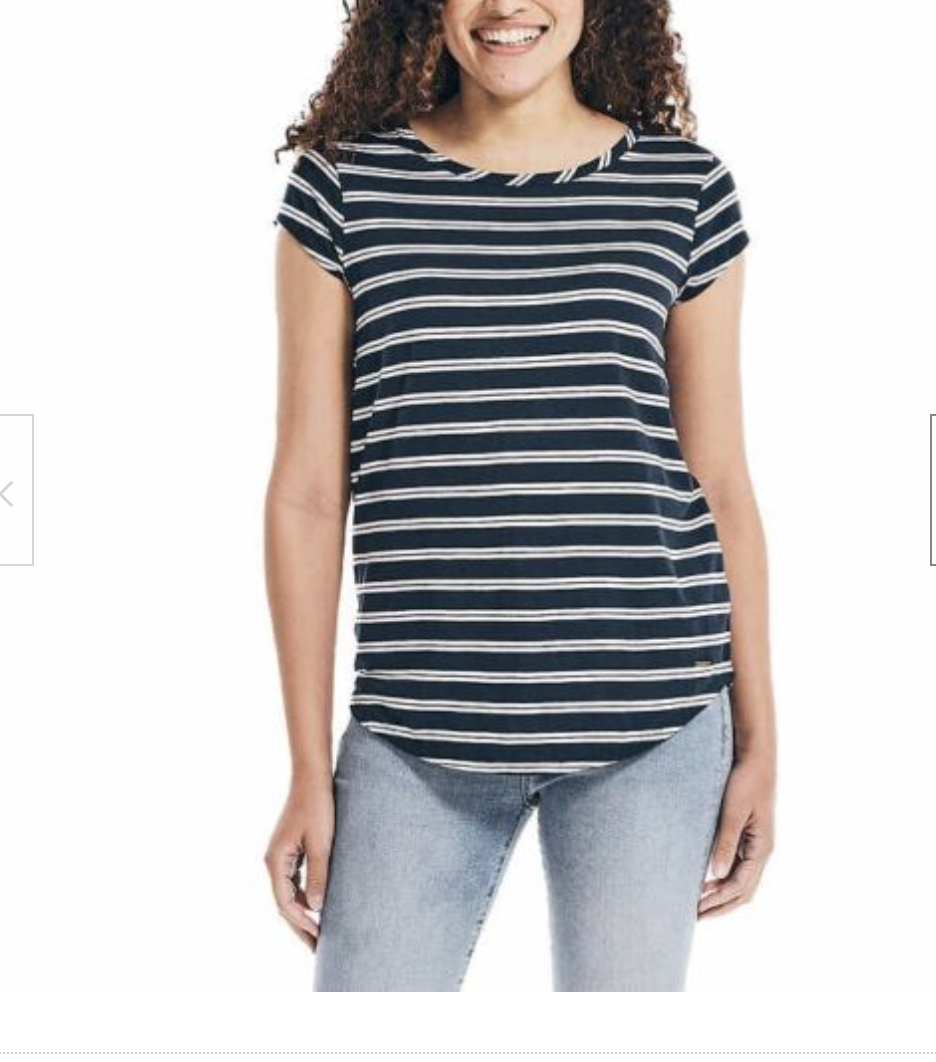 Nautica Ladies' Slub Tee Short Sleeve