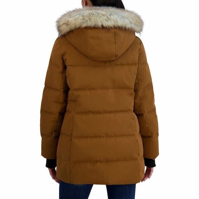Nautica Ladies' Heavy Puffer Jacket with Fur