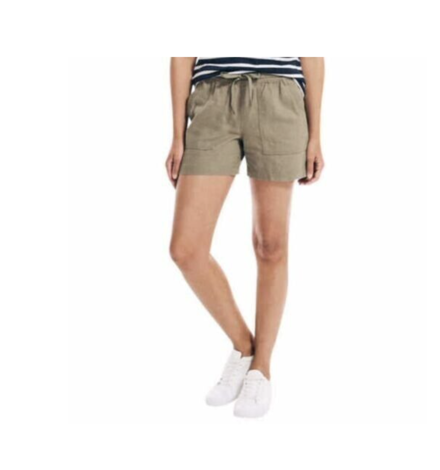 Nautica Ladies' Linen Blend Pull-On Short