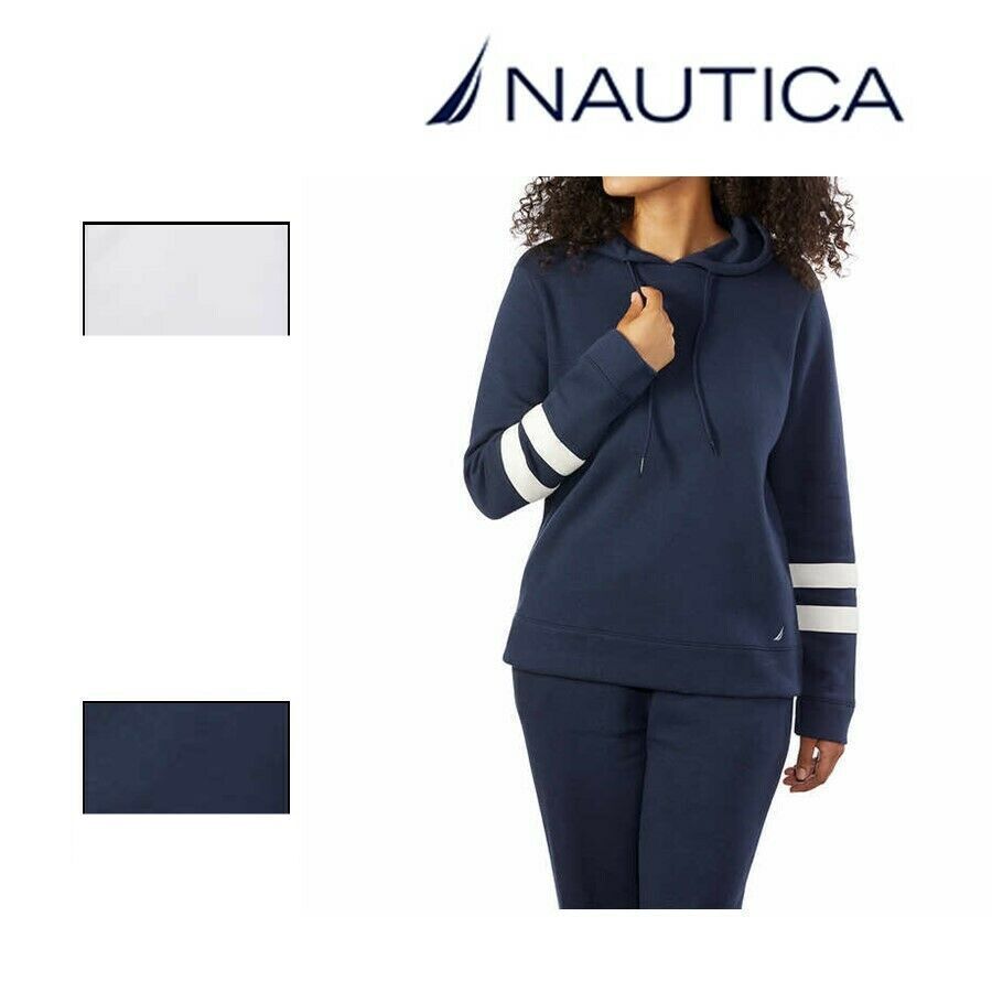 Nautica Women's Fleece Hoodie Ladies Sweater
